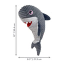 Buy KONG Cuteseas Rufflez Shark Dog Toy | Percys Pet Products