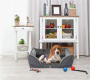 Orthopedic Dog Sofa Bed with Bamboo & Charcoal Infused Memory Foam | Percys Pet Products