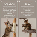 Scruffs Alpine Andes 'My First' Cat Scratching Post - Cream - Percys Pet Products