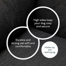 Baker & Bray Eco Luxe Orthopaedic Luxury Dog Bed - Sage Green