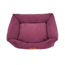 Baker & Bray Eco Luxe Orthopaedic Luxury Dog Bed - Rhubarb Red