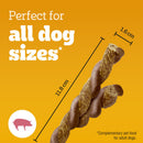 Pedigree Rodeo Duos Dog Treats Chicken & Bacon 7 Sticks x 10 Packs | Percys Pet Products