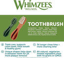 Whimzees Toothbrush Small Dog Dental Chews 150 Pack – Natural Vegetarian Dental Treats
