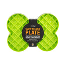 SloDog Slow Feeder Dog Plate Green