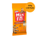 Pedigree Misfits Twistos with Beef Dog Treats 105g x 18 Packs | Percys Pet Products