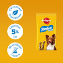 Pedigree Rodeo Duos Beef & Cheese Dog Chew Treats 7 Sticks x 10 Packs | Percys Pet Products