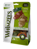 Whimzees Small Alligator Dental Dog Treats 24 Bag x 6 Packs