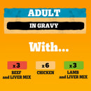 Pedigree Tins Mixed Selection In Gravy 400g x 12 x 2