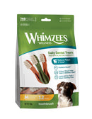 Whimzees Toothbrush Medium Dental Dog Treats x 6 | Percys Pet Products