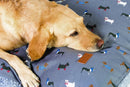 FatFace Marching Dogs Deep Duvet Dog Bed - Percys Pet Products