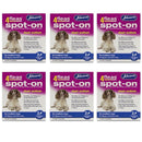 Johnsons 4Fleas Spot On Dual Action Dogs 2 x 6 Treatments - Percys Pet Products