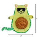 KONG Wrangler AvoCATo Interactive Cat Toy with Catnip - Percys Pet Products