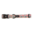 Long Paws Funk The Dog Collar in Pink Green Zebra - Percys Pet Products